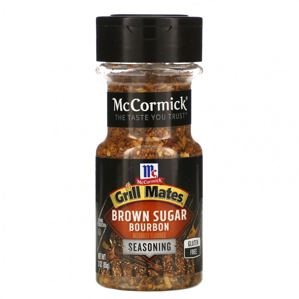   McCormick Grill Mates, Brown Sugar Bourbon Seasoning, 3 oz (85g)   -     , -  