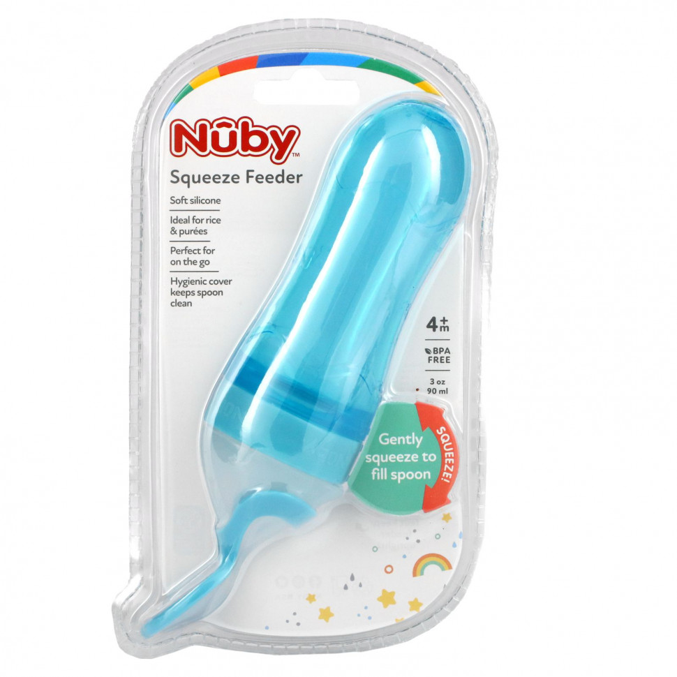   Nuby, Squeeze Feeder,    4 , , 90  (3 )   -     , -  