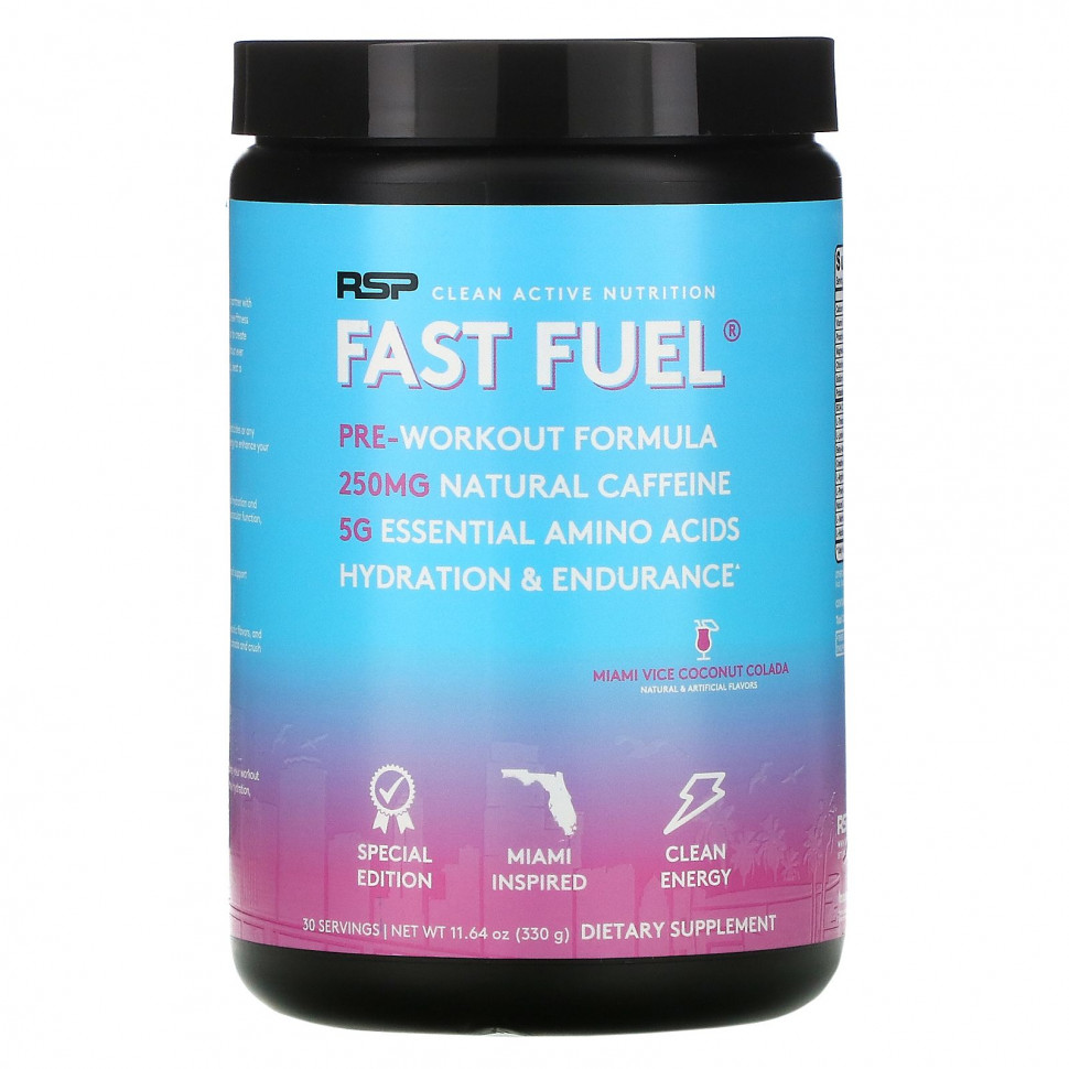   RSP Nutrition, Fast Fuel,   ,    ,     Miami Vice, 330  (11,64 )   -     , -  