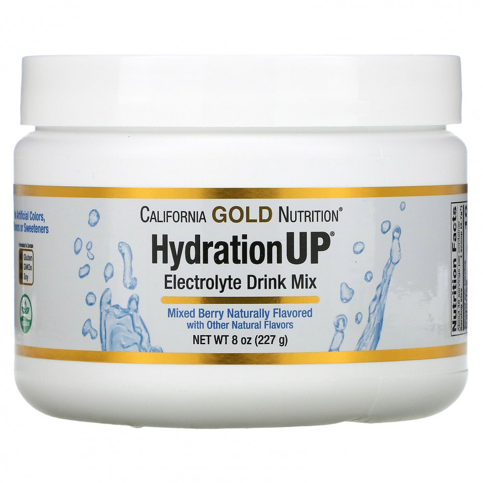   California Gold Nutrition, HydrationUP,     ,  , 227  (8 )   -     , -,   