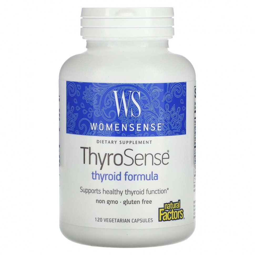  Natural Factors, WomenSense, ThyroSense,    , 120    IHerb ()