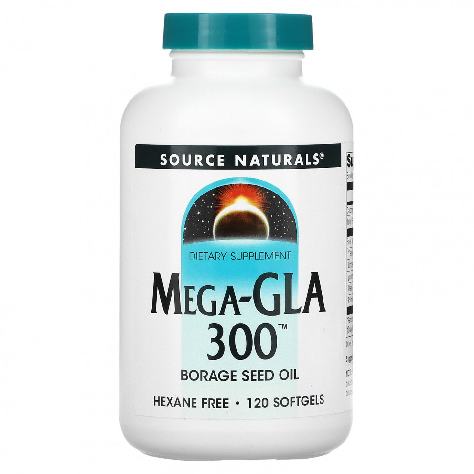   Source Naturals, Mega-GLA 300, 120     -     , -,   