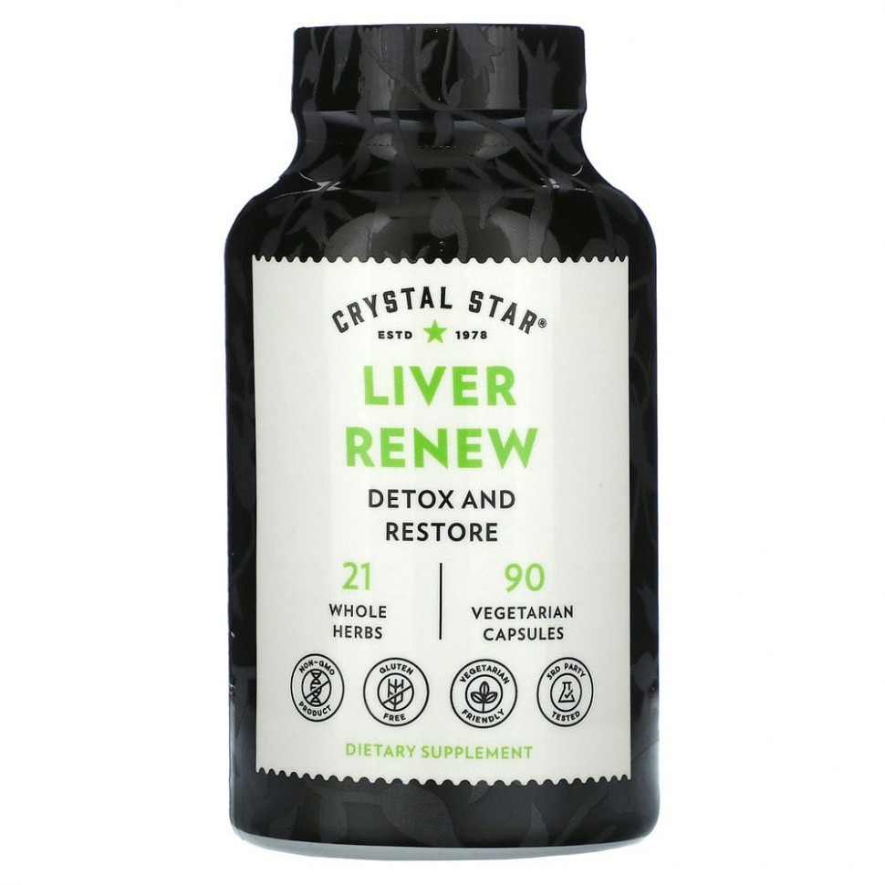   Crystal Star, Liver Renew, 90     -     , -  