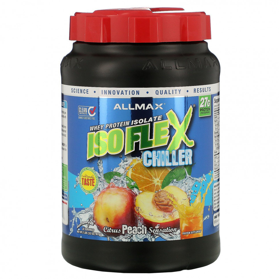   ALLMAX Nutrition, Isoflex Chiller,  100%-    (  ,  ), - , 2  (907 )   -     , -,   