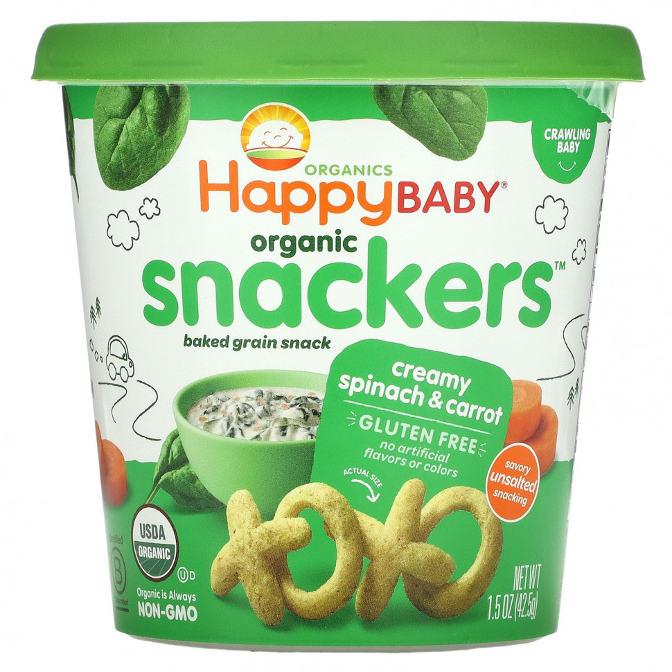   Happy Family Organics, Organic Snackers,    , 42,5  (1,5 )   -     , -  