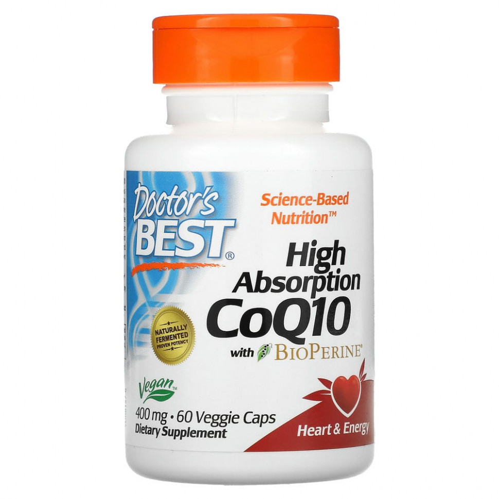   Doctor's Best,  Q10    ,  BioPerine, 400 , 60     -     , -  