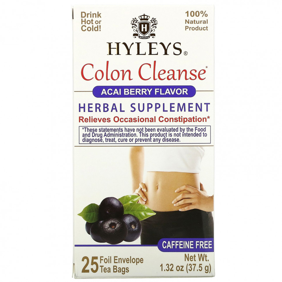   Hyleys Tea, Colon Cleanse,  ,  , 25     ,  1,5  (0,05 )   -     , -,   