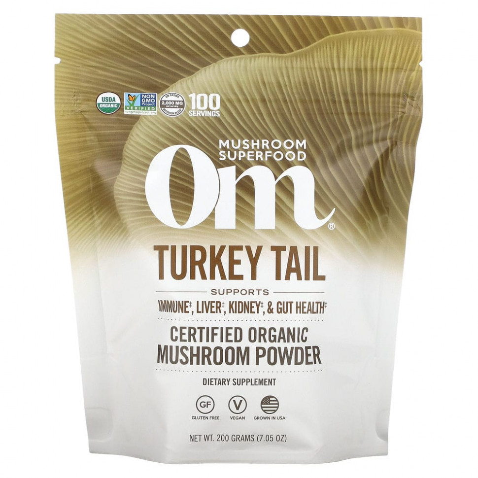   Om Mushrooms, Turkey Tail,    , 200  (7,05 )   -     , -,   