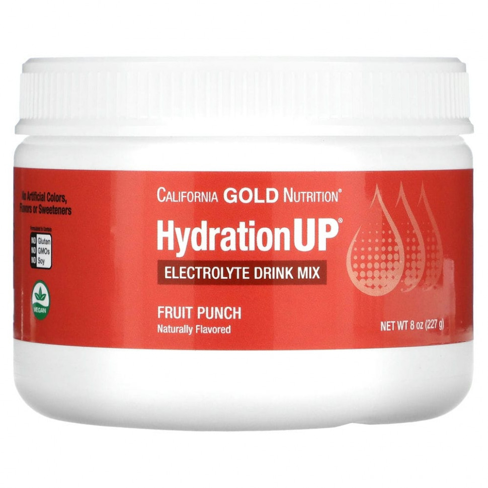   California Gold Nutrition, HydrationUP,     ,  , 227  (8 )   -     , -,   