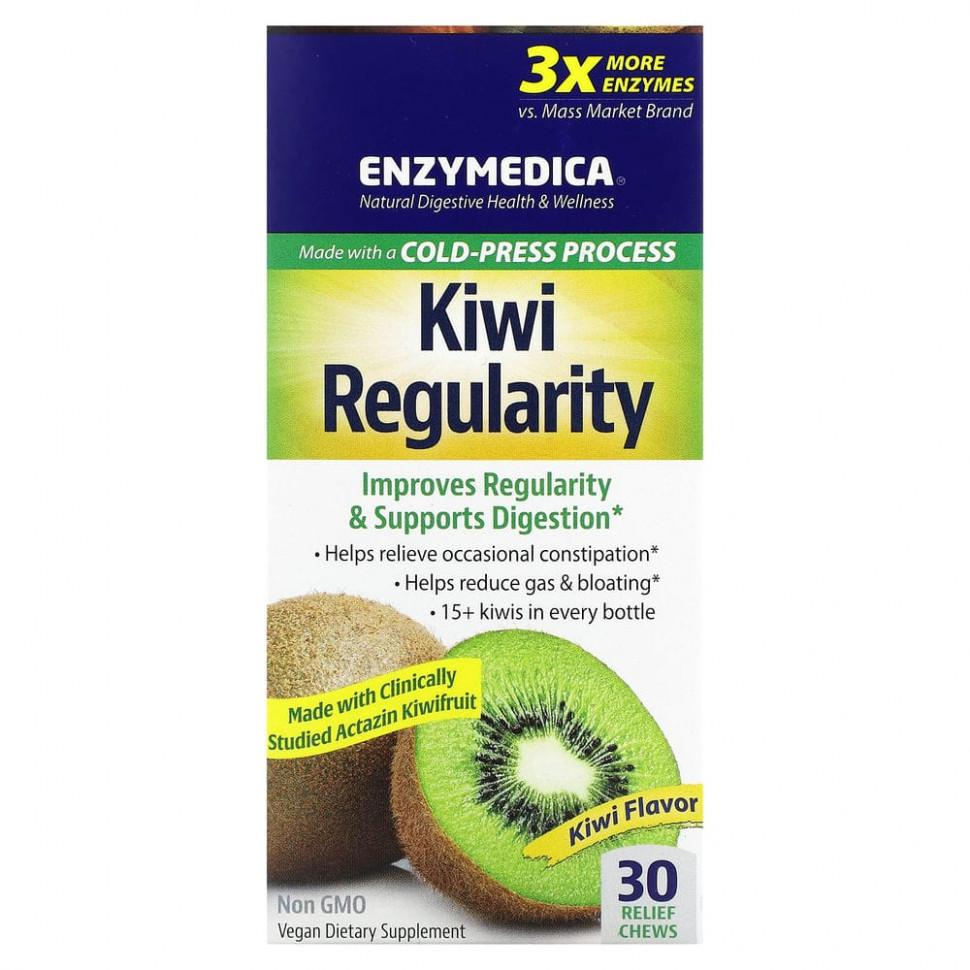   Enzymedica, Kiwi Regularity,  , 30        -     , -,   