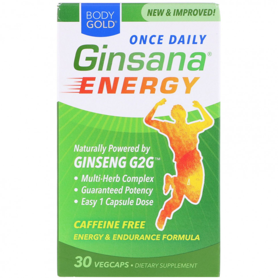   BodyGold, Ginsana Energy,  , 30     -     , -  