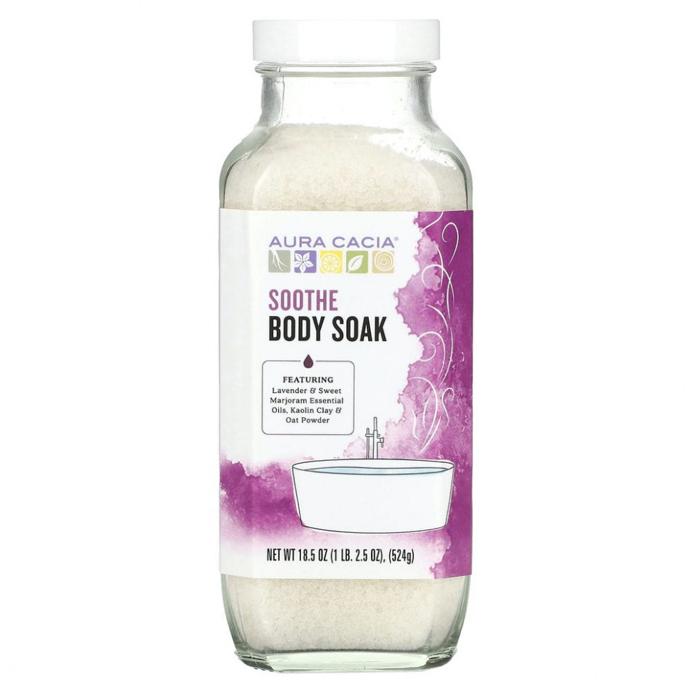   Aura Cacia, Body Soak, Soothe, 524  (18,5 )   -     , -  