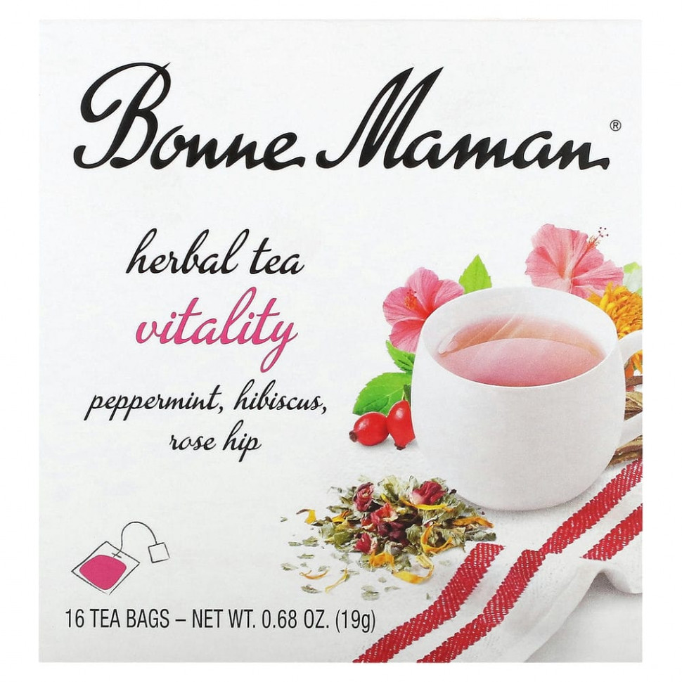   Bonne Maman, Herbal Tea, Vitality,  , 16  , 19  (0,68 )   -     , -  