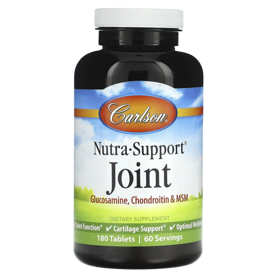   Carlson, Nutra-Support Joint, 180 Tabs   -     , -,   