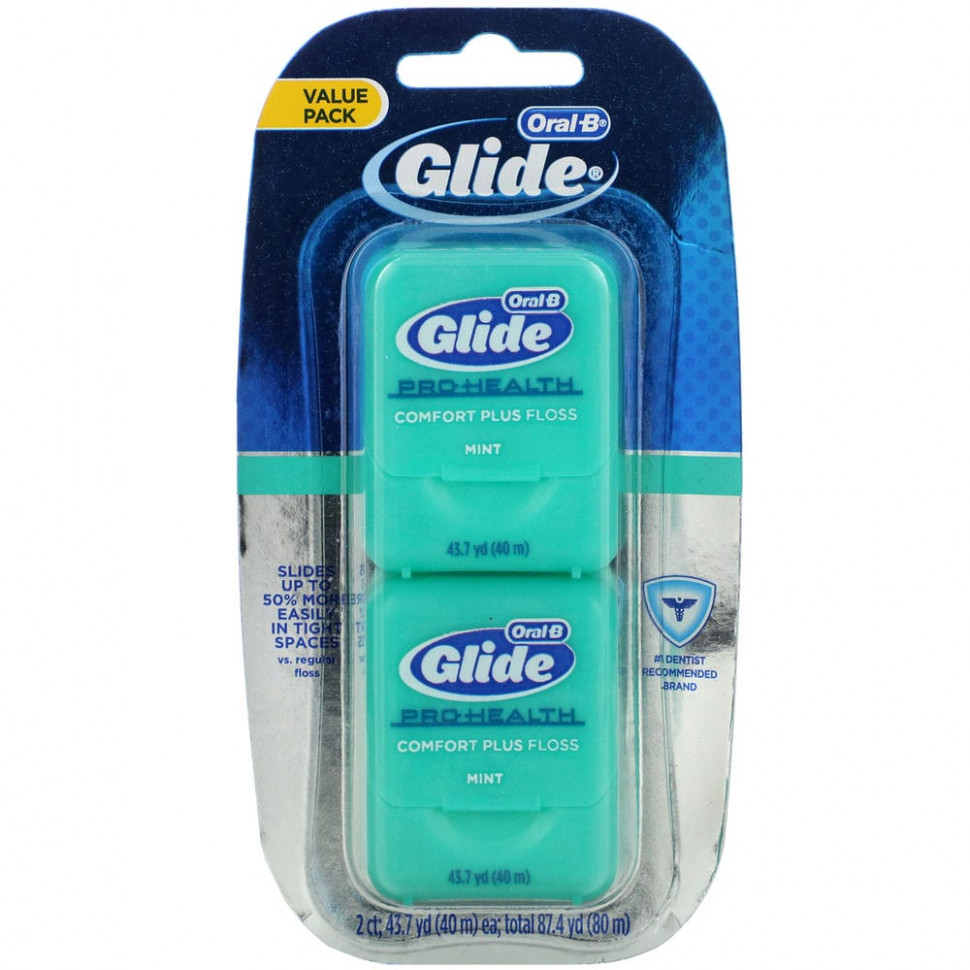   Oral-B, Glide, Pro-Health,  Comfort Plus, , 2 , 43,7  (40 )    -     , -  