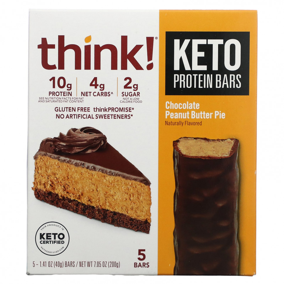   Think !, Keto Protein Bars,     , 5 , 40  (1,41 )    -     , -  