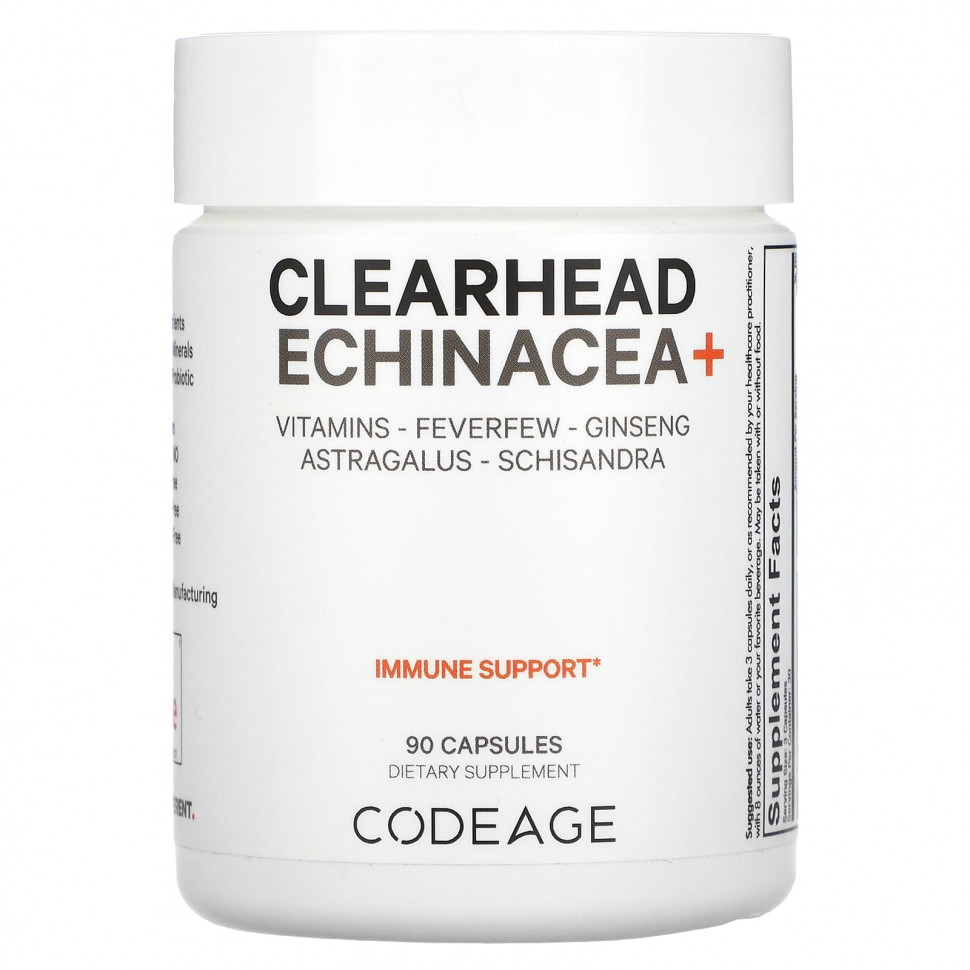   Codeage, Clearhead Echinacea +, 90    -     , -  