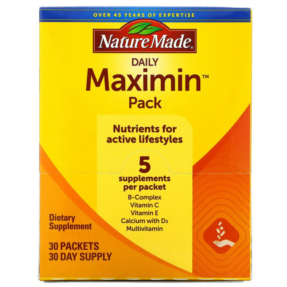   Nature Made, Daily Maximin Pack,   , 6   , 30    -     , -,   