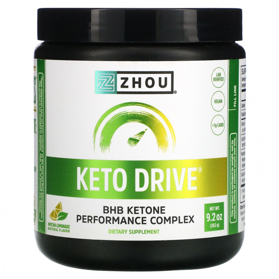   Zhou Nutrition, Keto Drive,   , 263  (9,2 )   -     , -  