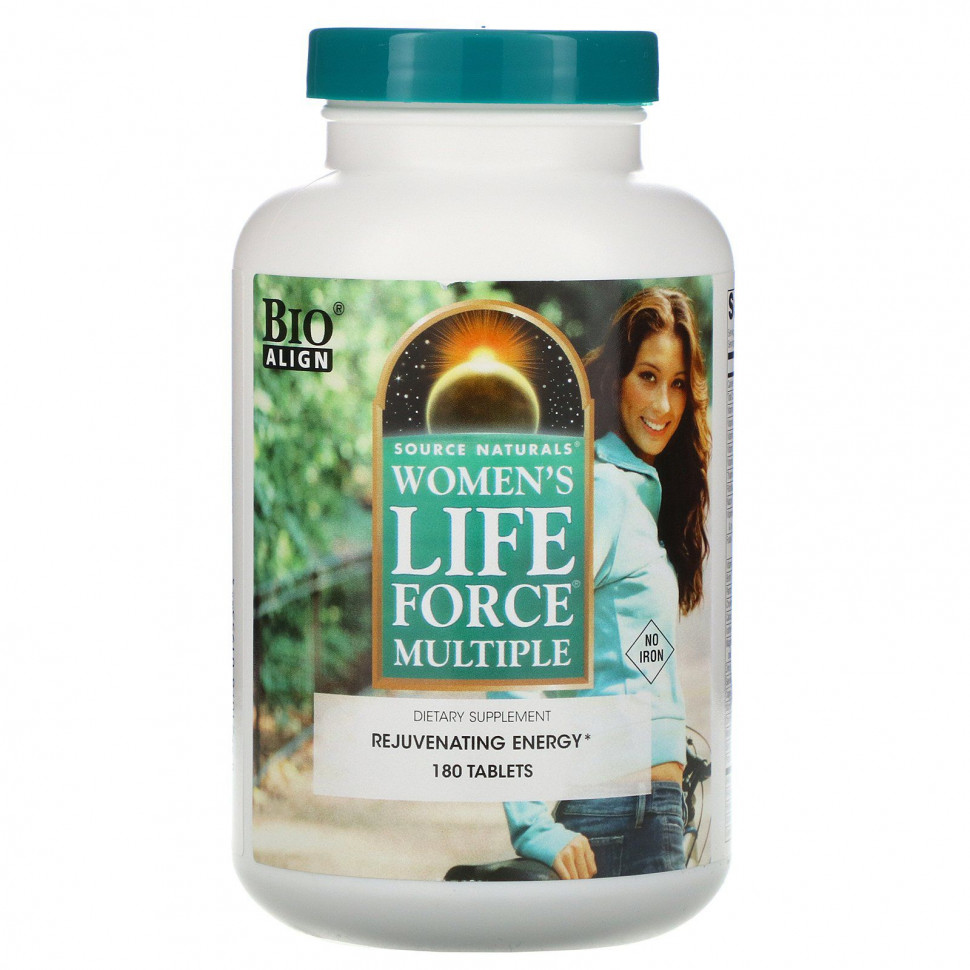   Source Naturals, Women's Life Force Multiple,  , 180    -     , -,   