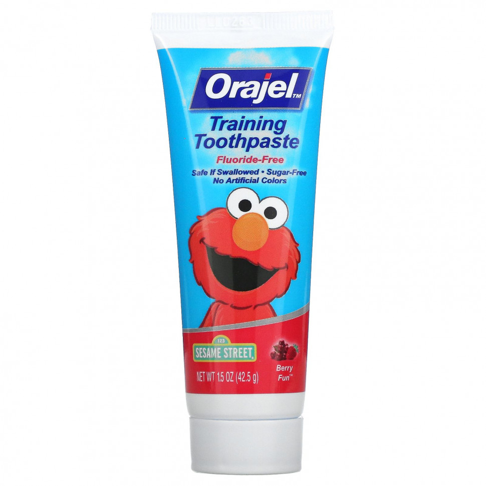   Orajel, Elmo Training Toothpaste,  ,  3   4 , Berry Fun, 42,5  (1,5 )   -     , -  