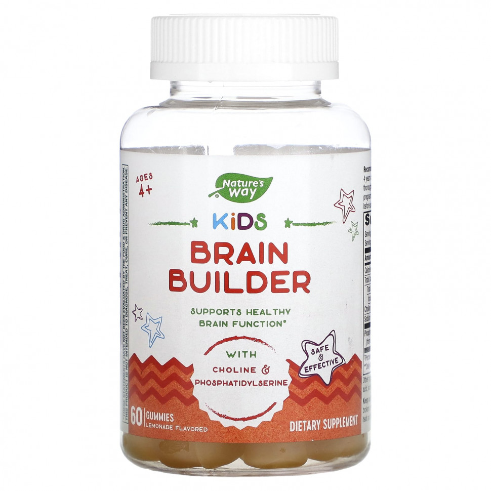   Nature's Way, Kids Brain Builder,    4 , , 60     -     , -,   