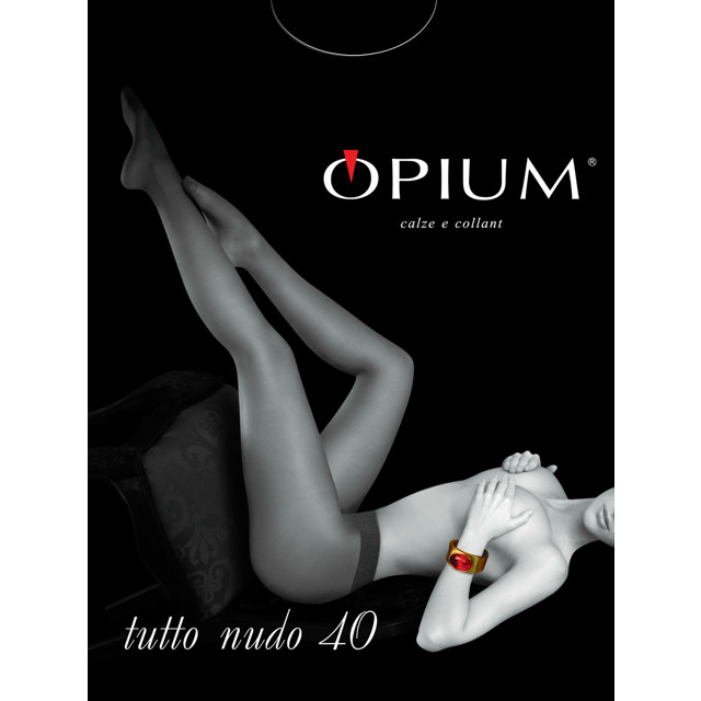 ���� �������� OPIUM Tutto Nudo 40den 5 nero  