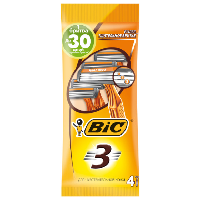 ���� ������ ��� ������ BIC 3 Sensitive 4�� ��� �������������� ���� �����������  