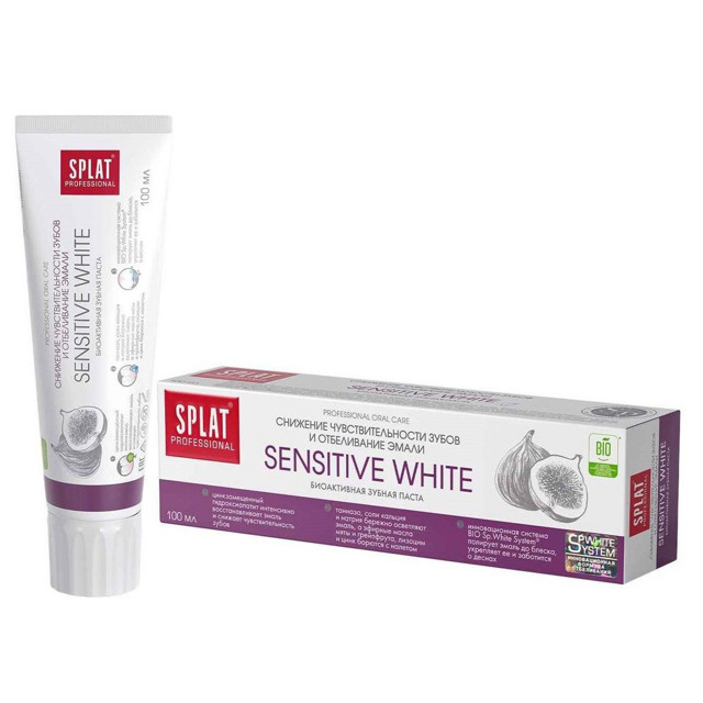 ���� ����� ������ SPLAT Professional Sensitive White 100��  