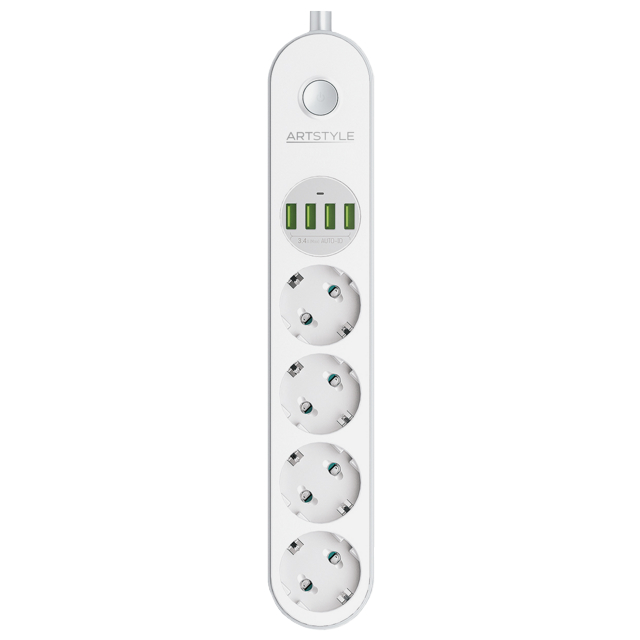 ���� ������� ������ ARTSTYLE 4 ������ 4USB 2� �����  