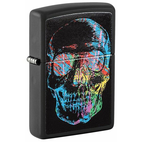    ZIPPO Skull Design   Black Matte, /, , 38x13x57   -     , -  