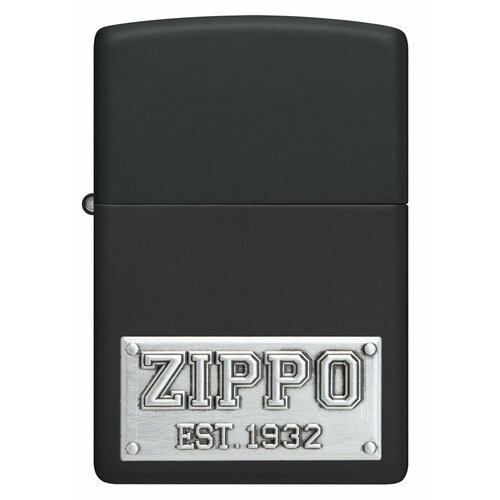     ZIPPO Classic 48689 License Plate   Black Matte -  