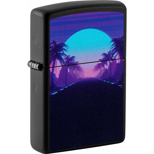 ���� ��������� ZIPPO Sunset Black � ��������� Black Light, ������/�����, ������, �������, 38x13x57 ��