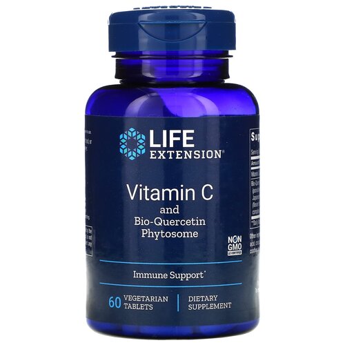 ���� �������� Life Extension Vitamin � and Bio-Quercetin Phytosome, 140 �, 60 ��.