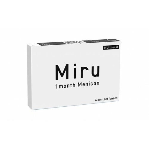     Menicon Miru 1month Multifocal, 6 ., R 8,6, D +3,5, ADD: , , 1 .  -     , -  