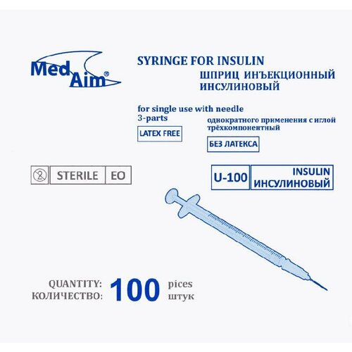       MedAim U-100   (1 , 26G (0,4512 ), 100 , Luer)  -     , -  