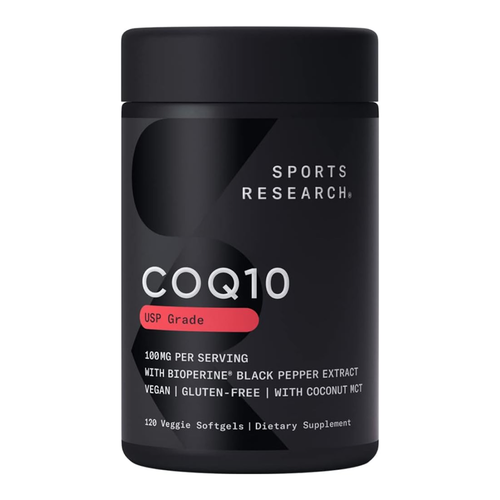 ���� ������� Q10 100 ��, CoQ10 100 mg, Sports Research, 120 ������