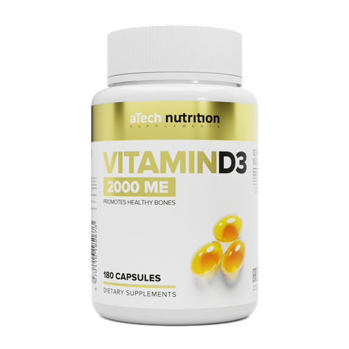 ���� ������� D3 / �3 2000 �� 250 �� aTech nutrition 180 ������