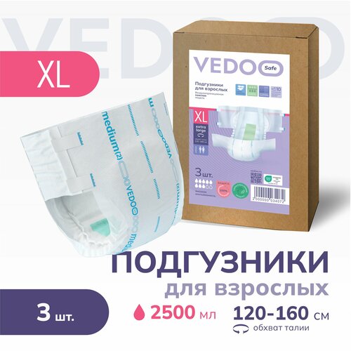     VEDOO Safe,  XL, 3 ,      ,          ,  ()