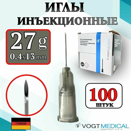   Vogt Medical,   27G, 0.4x13 , 100   -     , -  