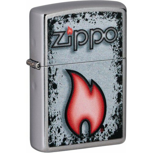   ZIPPO Flame Design   Street Chrome, /, , 38x13x57 