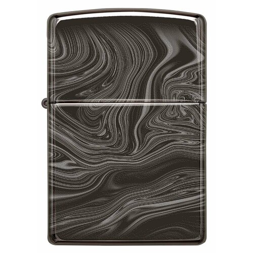      ZIPPO Classic 49812 Marble Pattern Design   High Polish Black -    -     , -  