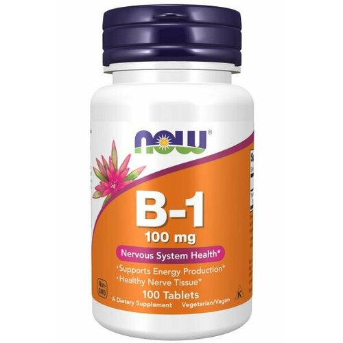   NOW  -1 100  Vitamin B1, 100   -     , -  