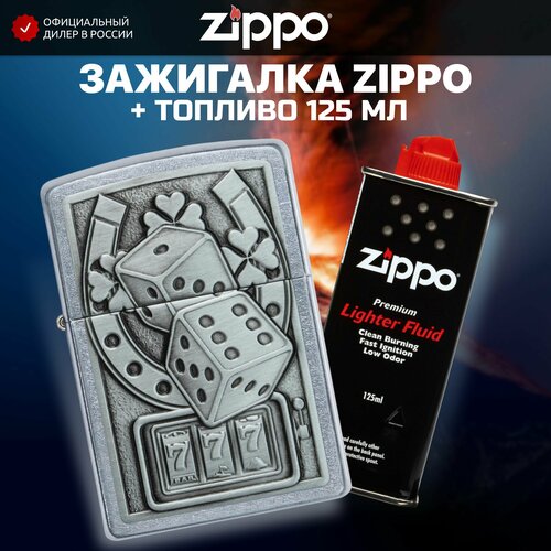    ZIPPO 49294 Lucky 7 Emblem +     125 