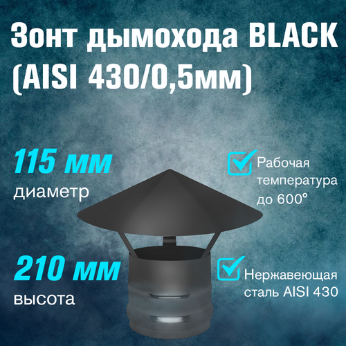    BLACK (AISI 430/0,5) (115)