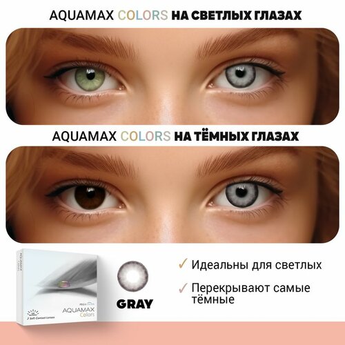     Pegavision Aquamax Colors, 2 ., R 8,6, D -6, gray, 1 .  -     , -  