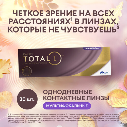     Alcon Dailies Total1 Multifocal, 30 ., R 8,5, D -0,5, ADD: , 1 .  -     , -  