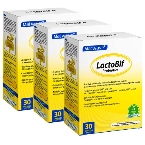   Matwave LactoBif Probiotics ., 5  , 150 , 30 ., , 3 .  -     , -  