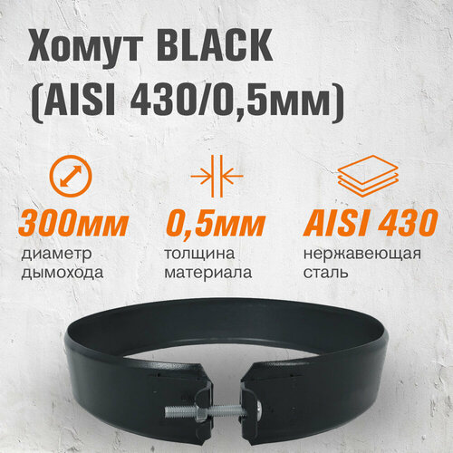    BLACK (AISI 430/0,5) (300)  -     , -  