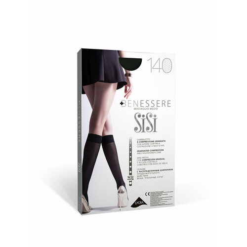      SiSi BenEssere 140 den,   1  Nero  1-2 (S/M)  -     , -  